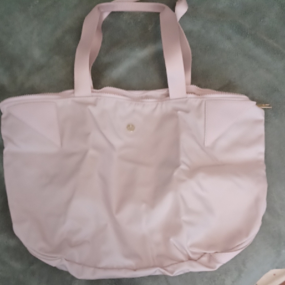 Lululemon Large Pink Tote Bag